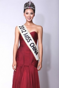 The Winner of the Miss World 2012 Yu Wenxia