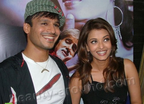 Aishwarya Rai with Vivek Oberoy
