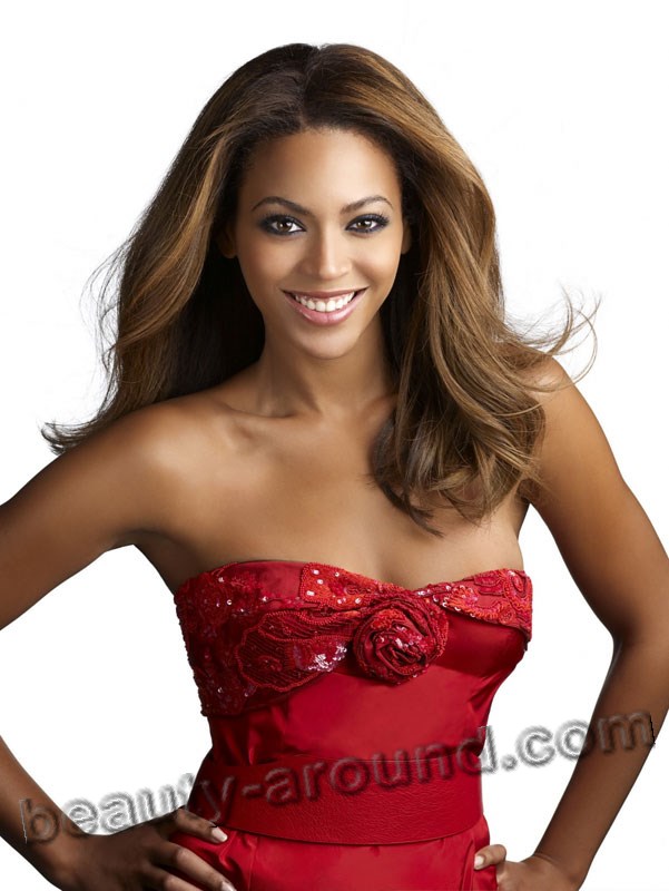 Beyonce Knowles photo in red dress