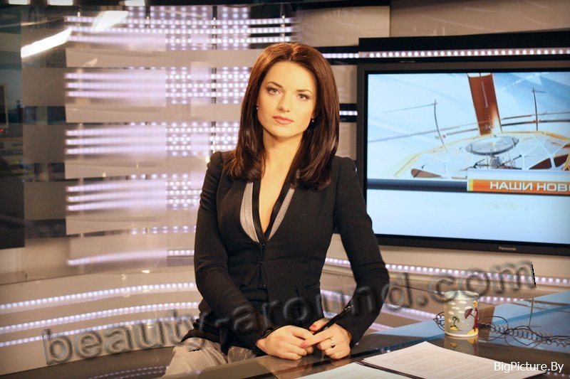 Екатерина Воловик, фото, ведущая программы "Новости спорта" на канале ОНТ. 