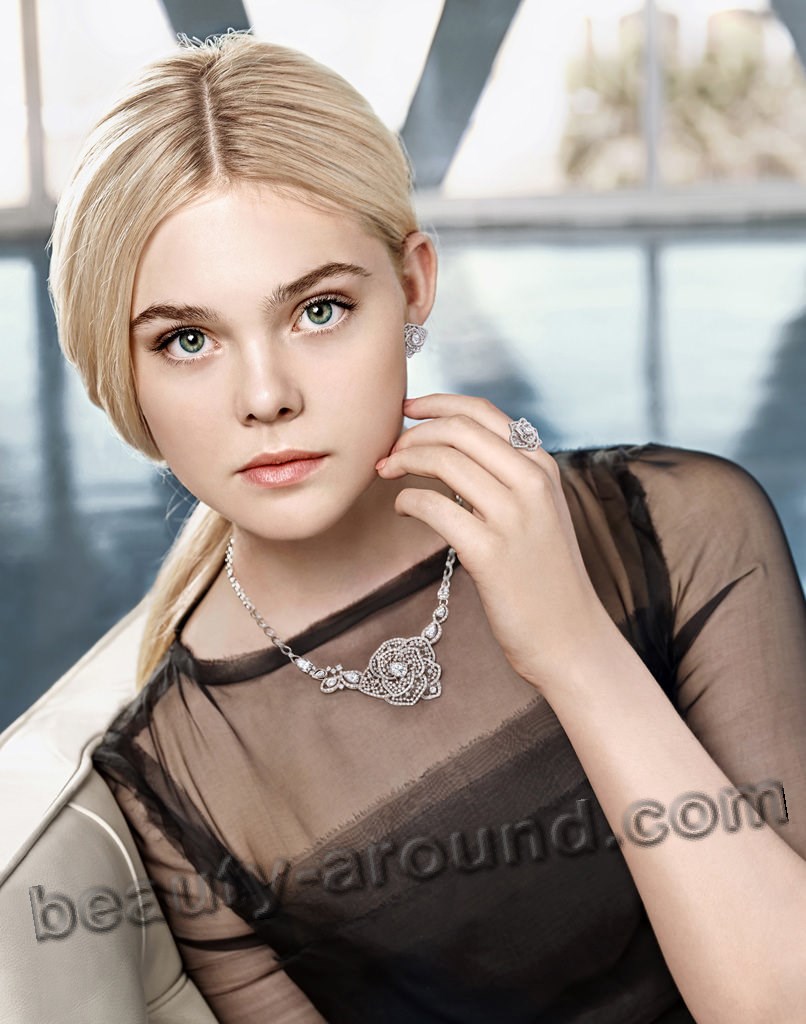 Elle Fanning on the cover photo