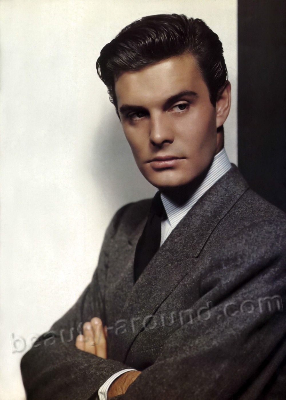 Louis Jourdan famous handsome french actor