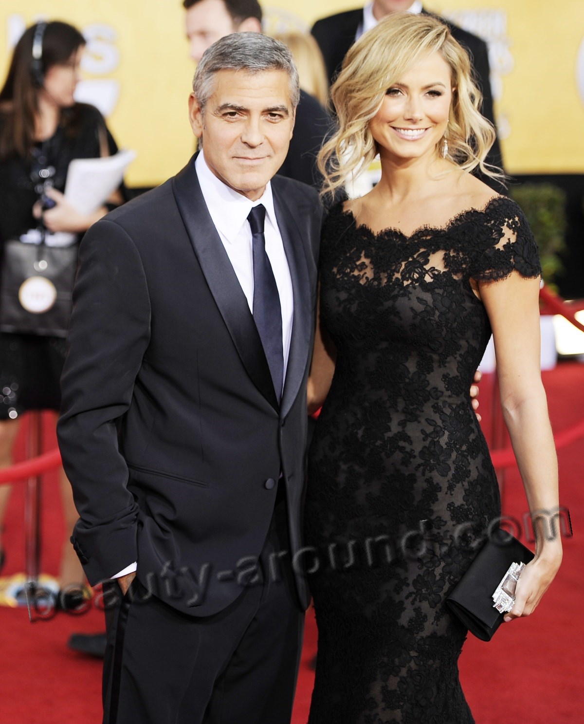Джордж Клуни и Стейси Киблер фото