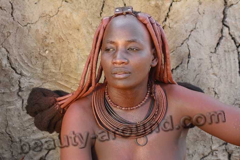 portraits of Himba women photo