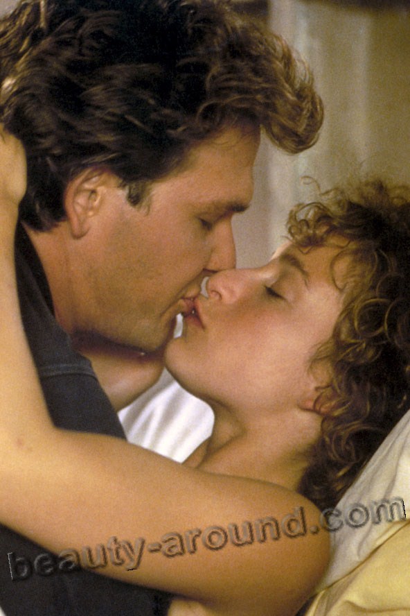 Грязные танцы / Dirty Dancing (1987) Патрик Суэйзи и Дженнифер Грей, кадры, лучший поцелуй фото