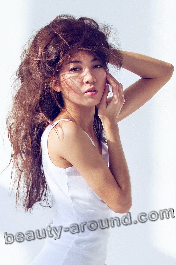Chynara Pratova beautiful Kyrgyzstan model photo