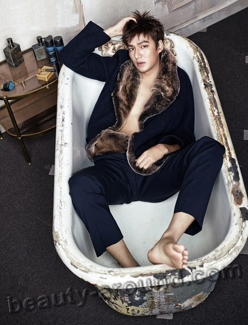 Ли Мин Хо стильное фото в корейском журнале