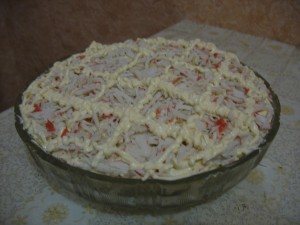 Салат из крабовых палочек яйцо сыр масло майонез