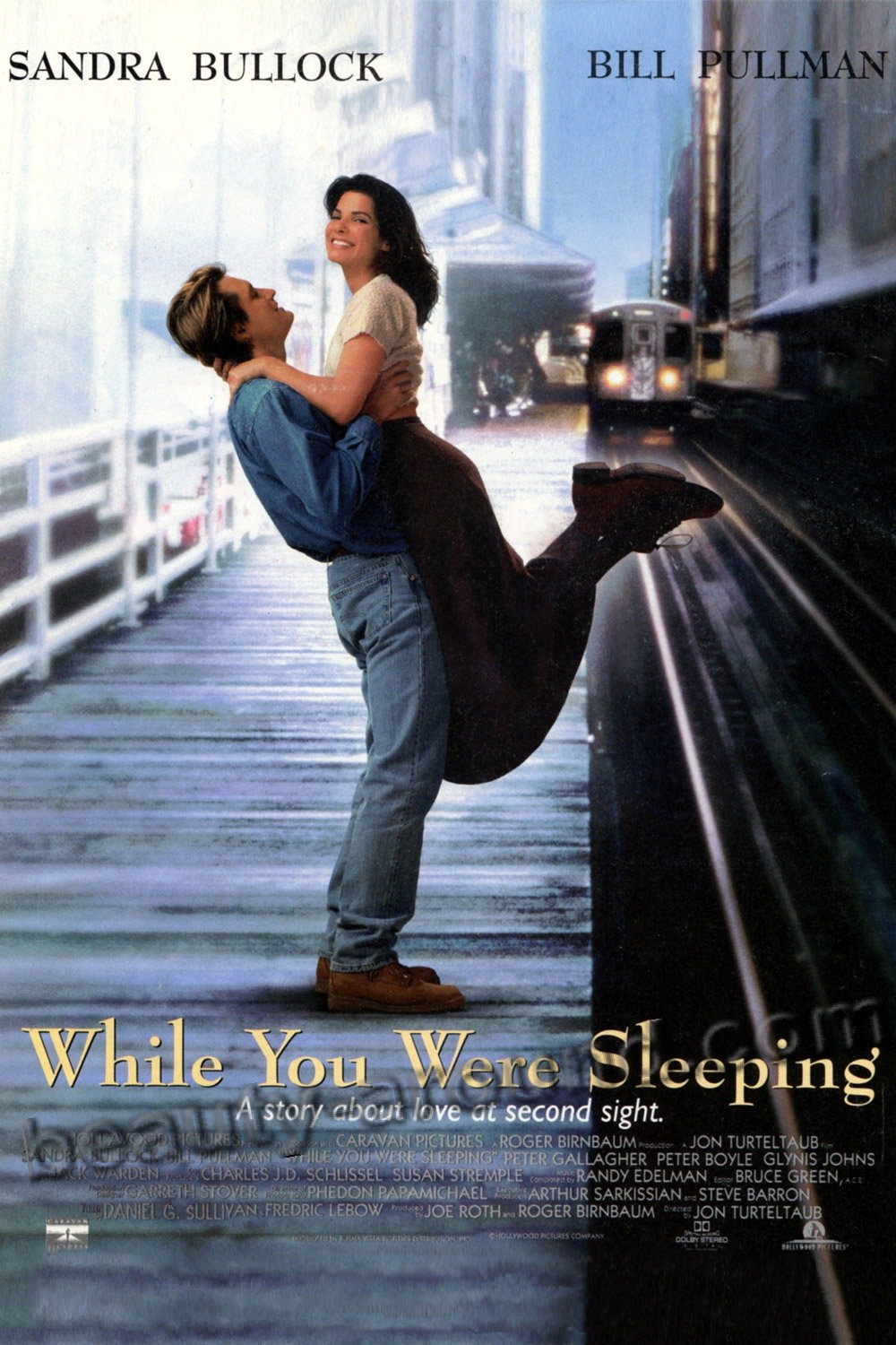 Пока ты спал / While You Were Sleeping (1995) фильм, рождественская романтическая комедия