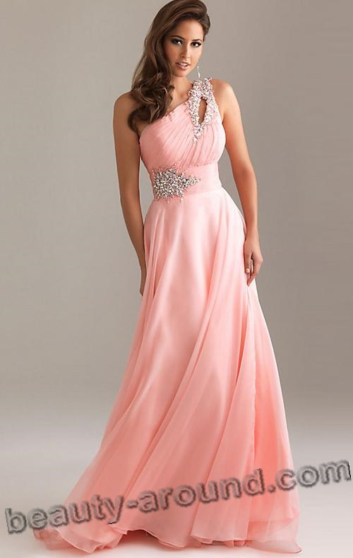 Розовое длинное платье фото, купить, посмотреть