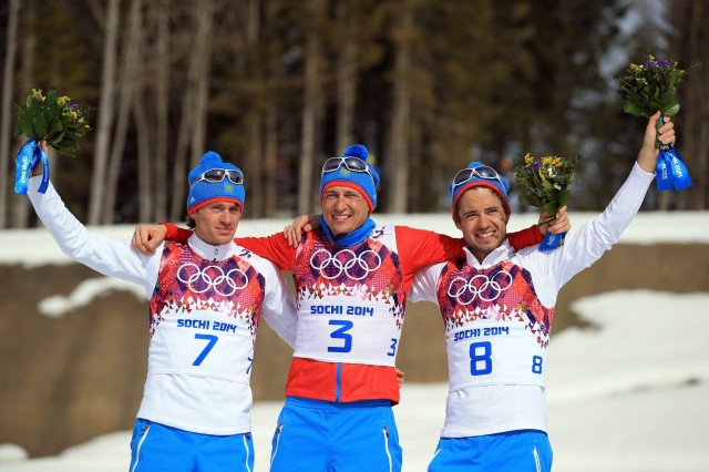 Алесандр Легков олимпийский чемпион Сочи 2014, лыжная гонка 50 км фото