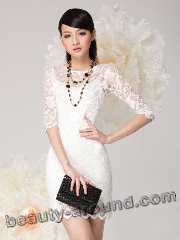 sexy white lace dress