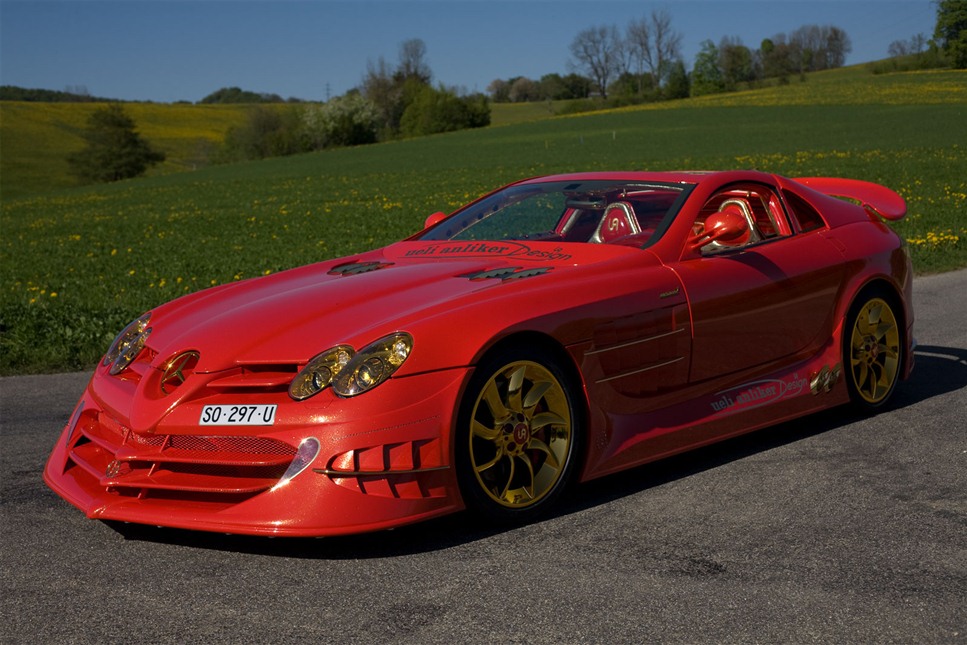 Mercedes-Benz SLR McLaren 999 Red Gold Dream Ueli Anliker photo most expensive cars in the world