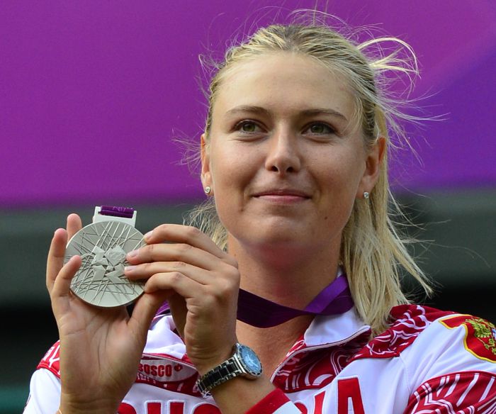 Мария Шарапова серебряная медаль Олимпиады фото