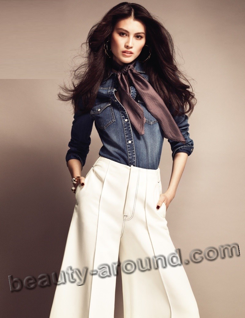 Хэ Суй - самая красивая китайская девушка-модель