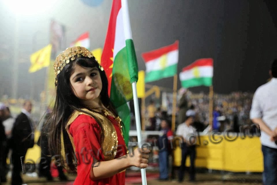 Beautiful little Kurdish girl photo