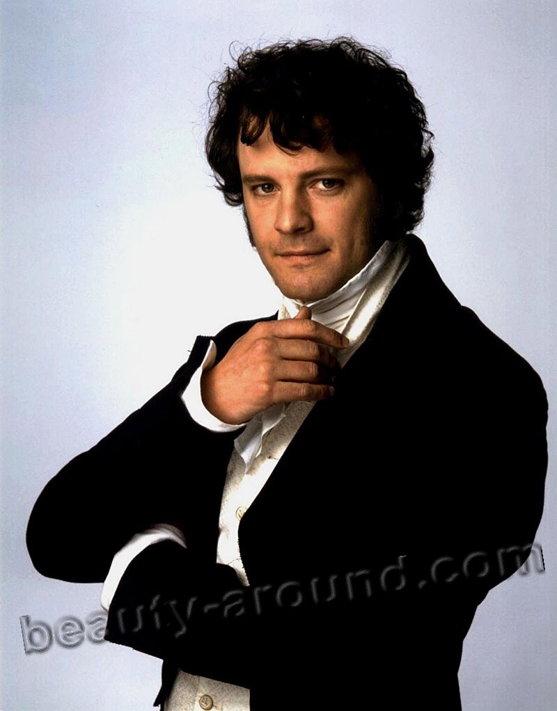 handsome British men Colin Firth, фBritish actor of theater, cinema