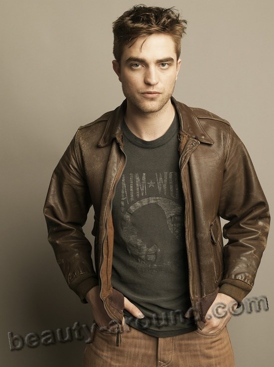 handsome British men Robert  Pattinson, British actor, male model