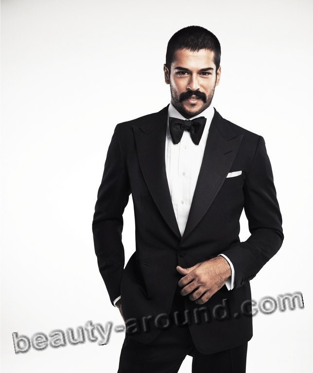 Burak Ozcivit in a tuxedo photo