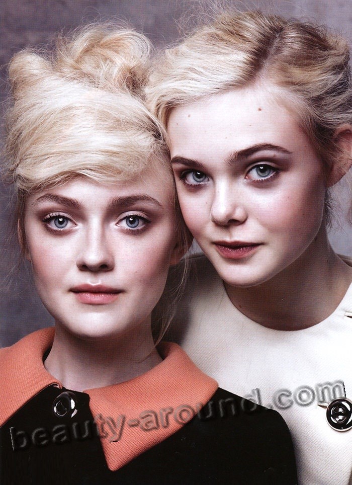 Dakota and Elle Fanning photo