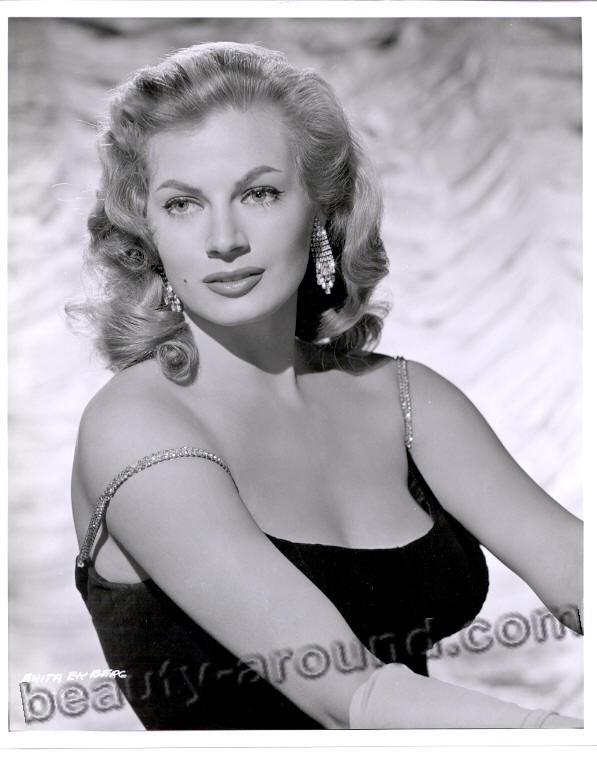 Beautiful European Women - Anita Ekberg Swedish fashion model