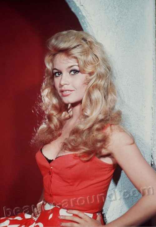 Brigitte Bardot  French female singer, actress, fashion model