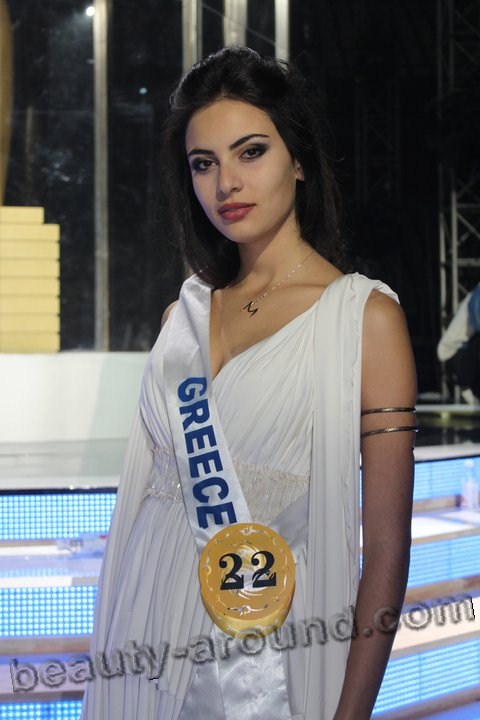 Beaurtiful Greek Women Maria Tsagkaraki  Greek model, miss Greece 2012