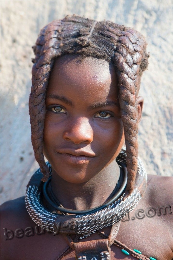 Young girl himba photo