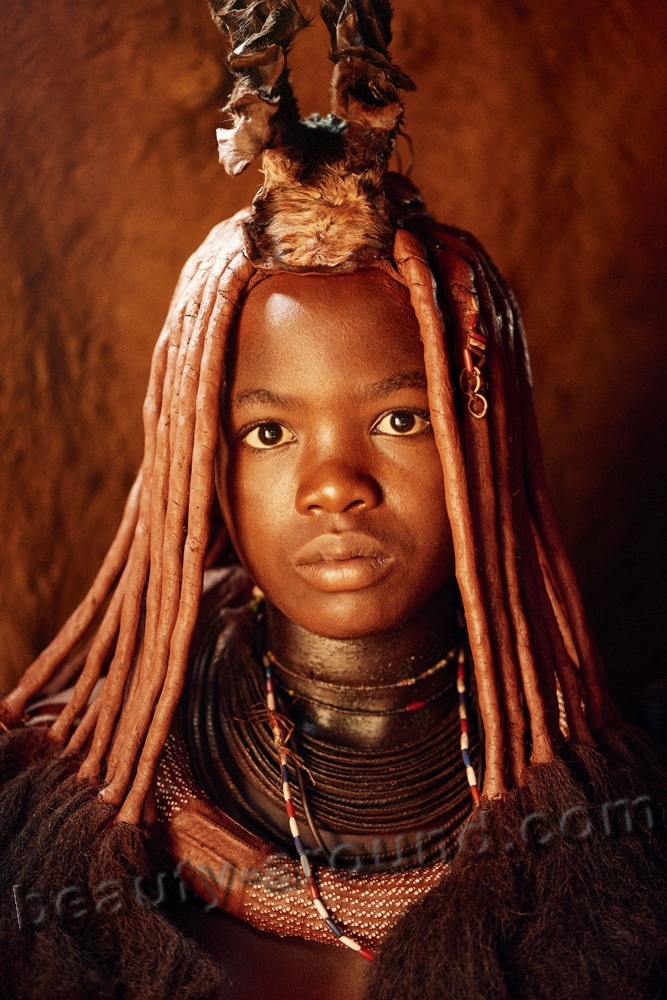Young girls of the Himba tribe picture
