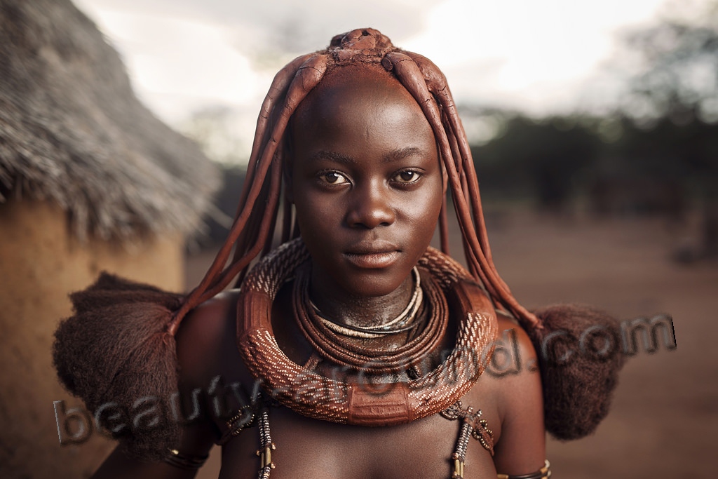 Himba women of Namibia photo