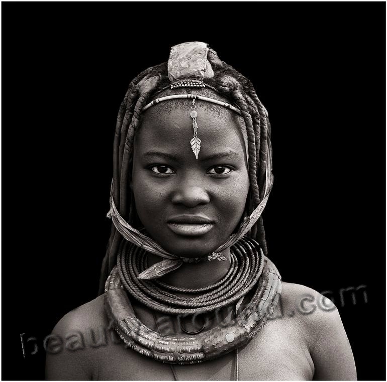 young himba woman photo