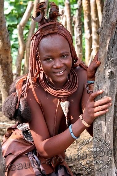 Красивая африканка из племени