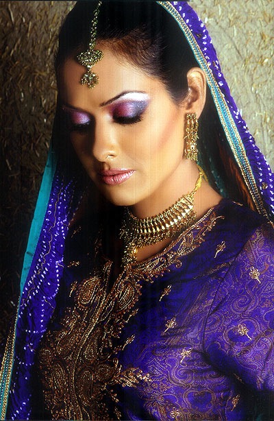 The Indian make-up photos