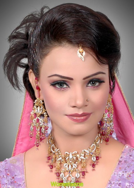 Indian beautiful jewelry and makeup