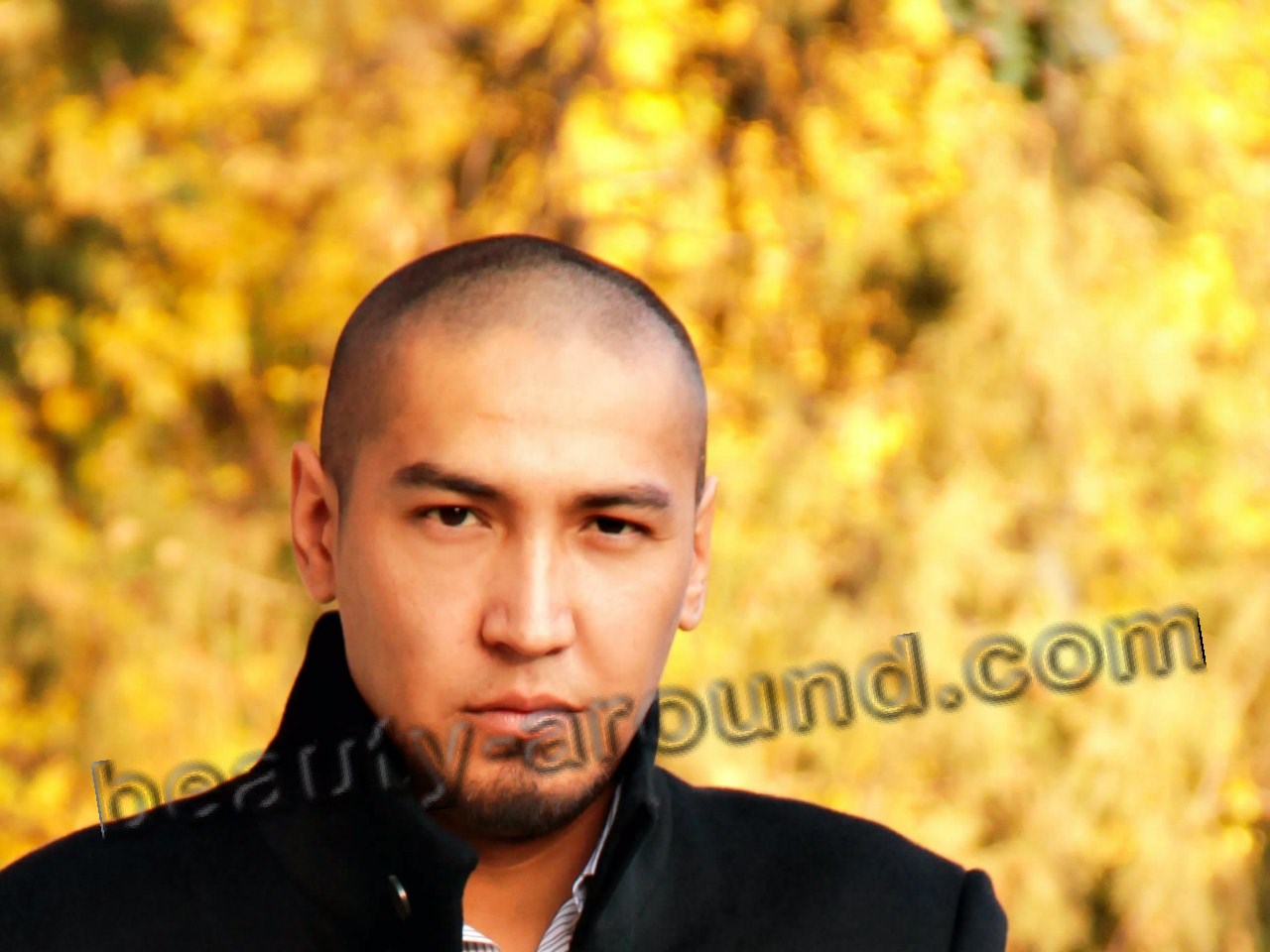 Sexy Kyrgyz actor Mirlan Abdulaev photo