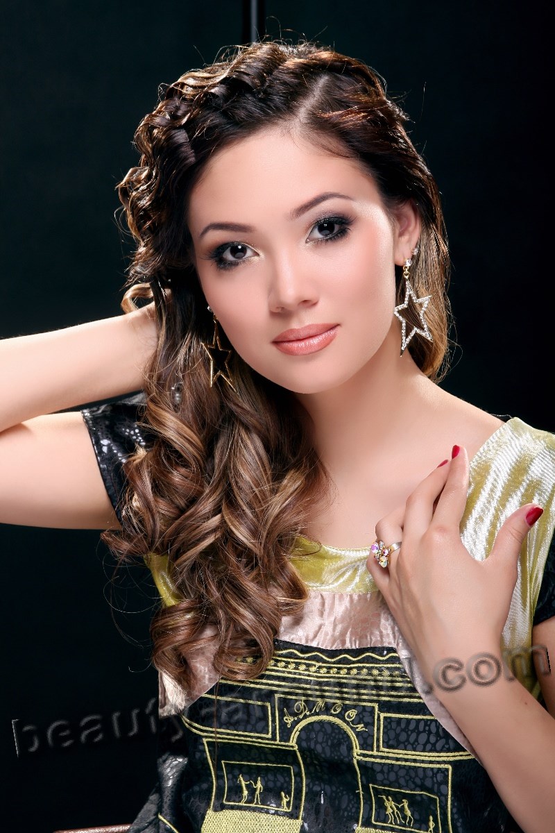 Angelica Bekbolieva most beautiful Kyrgyzstan woman photo