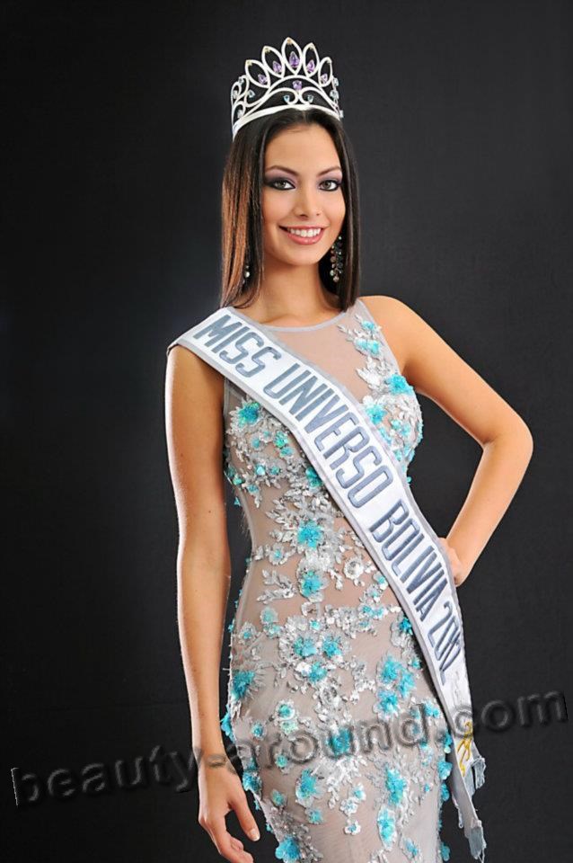Алексия Вируез Мисс Боливия 2013 участница конкурса мисс Вселенная 2013