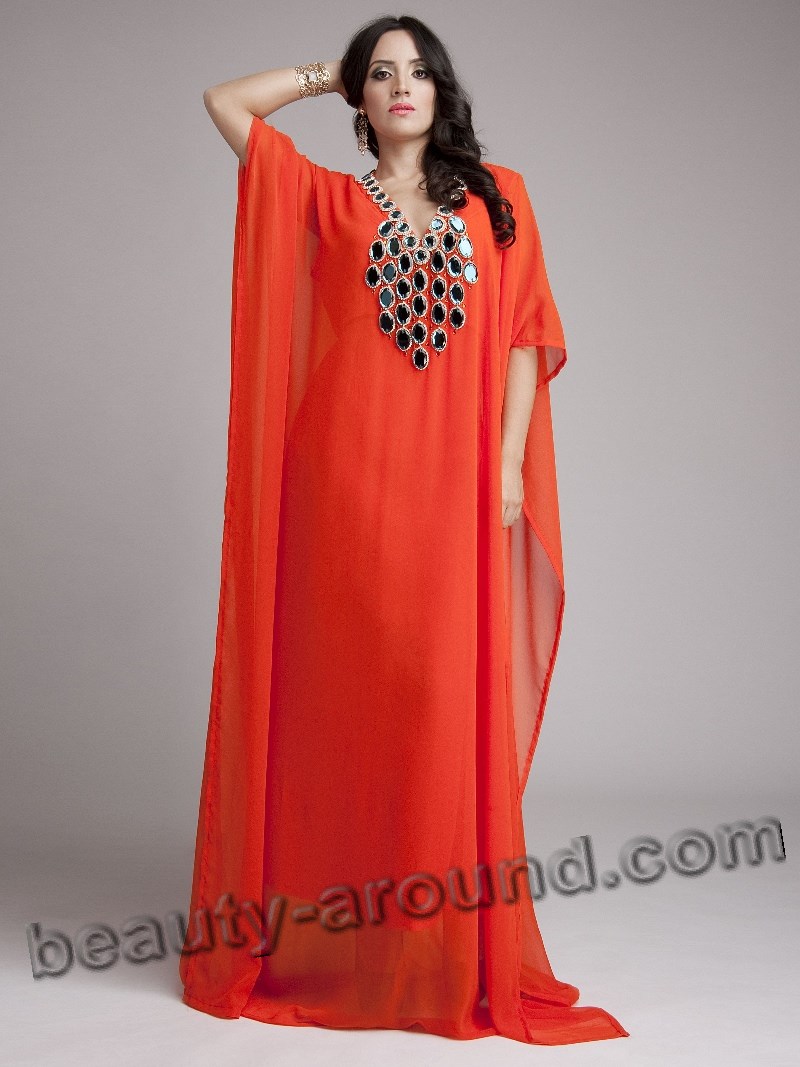 Bright Muslim abay silk and chiffon pictures