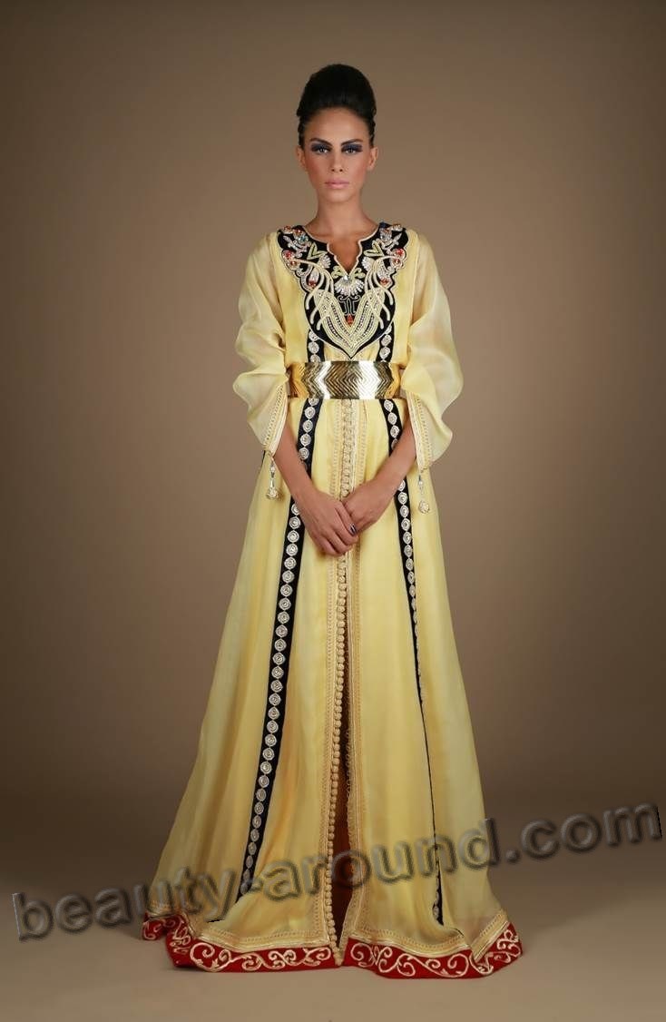 Beautiful Muslim dress caftan photo