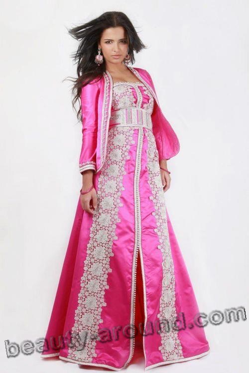 Rose Muslim kaftans for girls photo