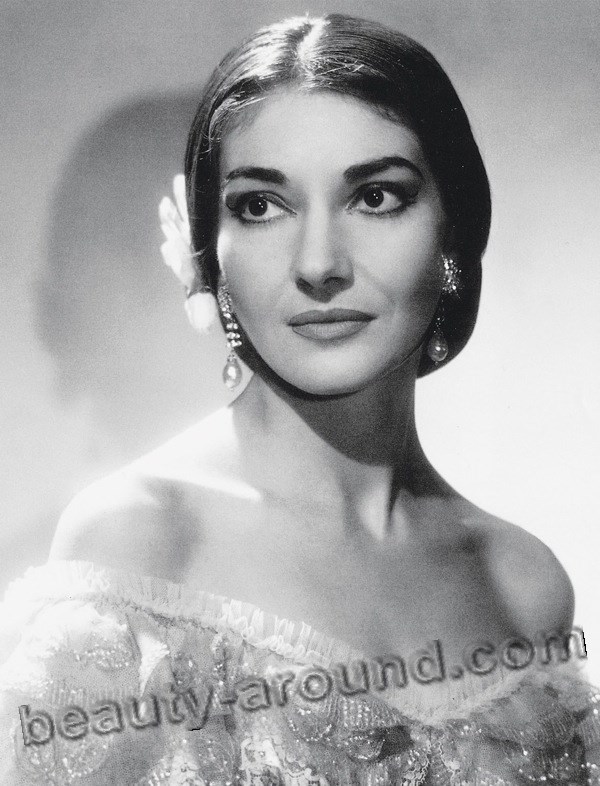 Maria Callas Divine Greek soprano singer photo