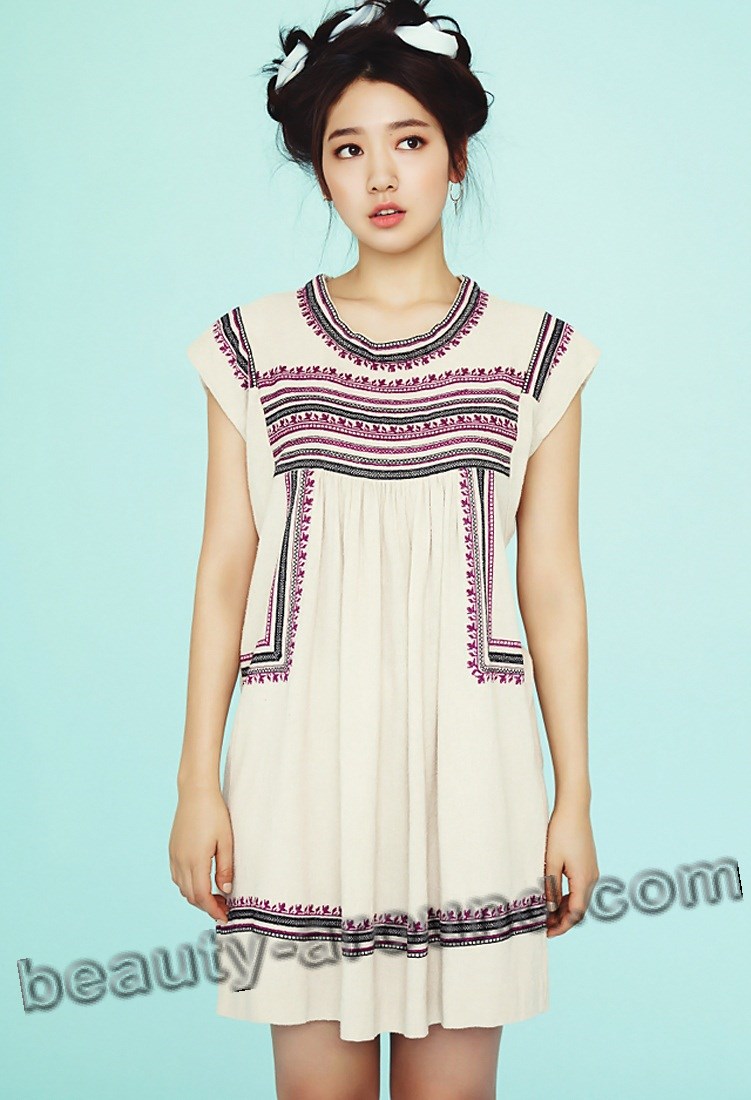 Пак Шин Хе модельное фото из журнала