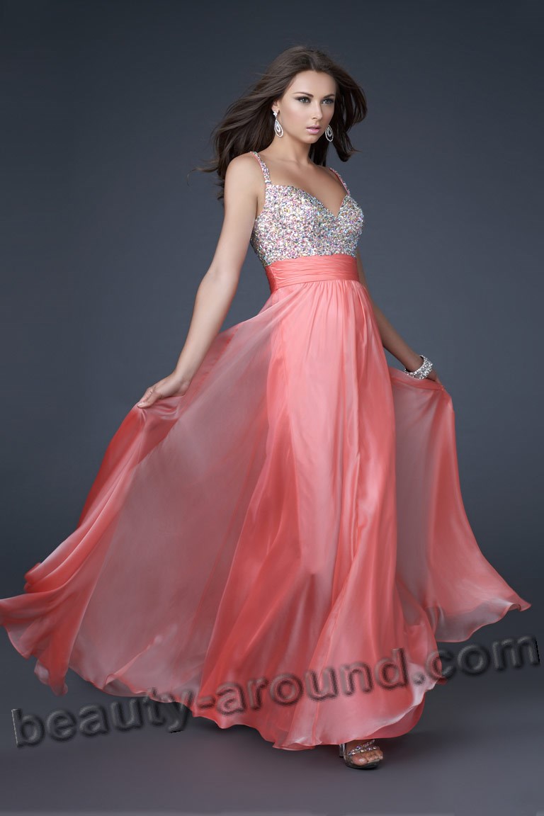 Красивое розовое платье фото