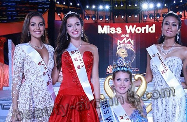 Sofia Nikitchuk at Miss World 2015 photo