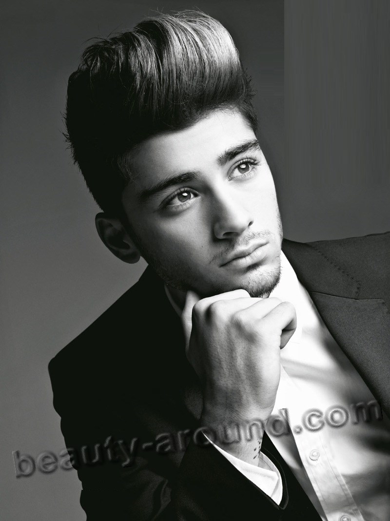 Singer Zayn Malik on the cover photo