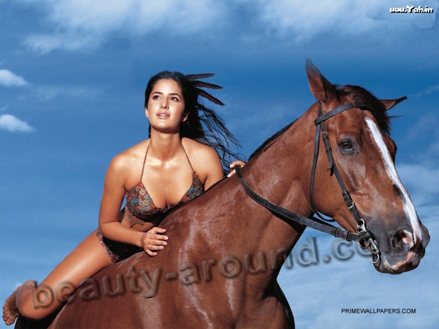 Katrina Kaif on horseback