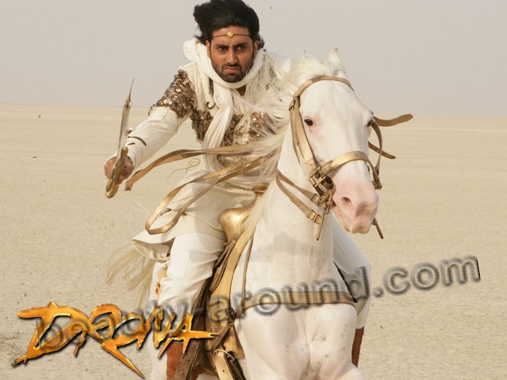 Abhishek Bachchan on the hors from Drona photo