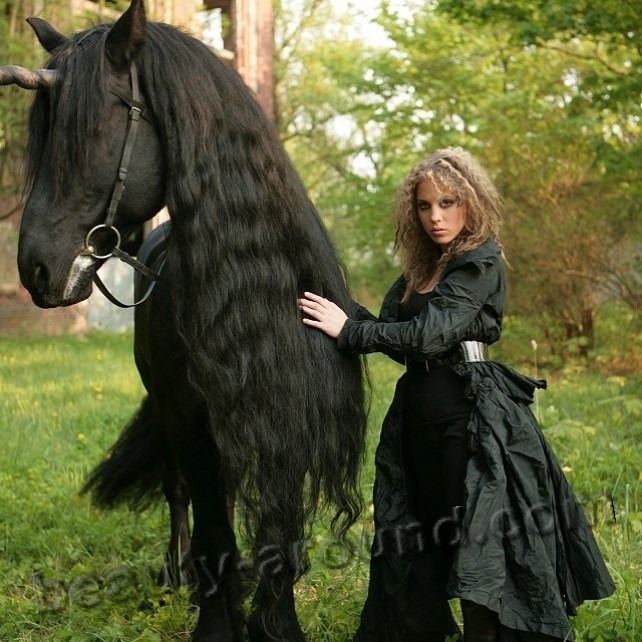 Кристина Кляйн "ЛаФи" / Christina Klein "LaFee" фото с лошадью