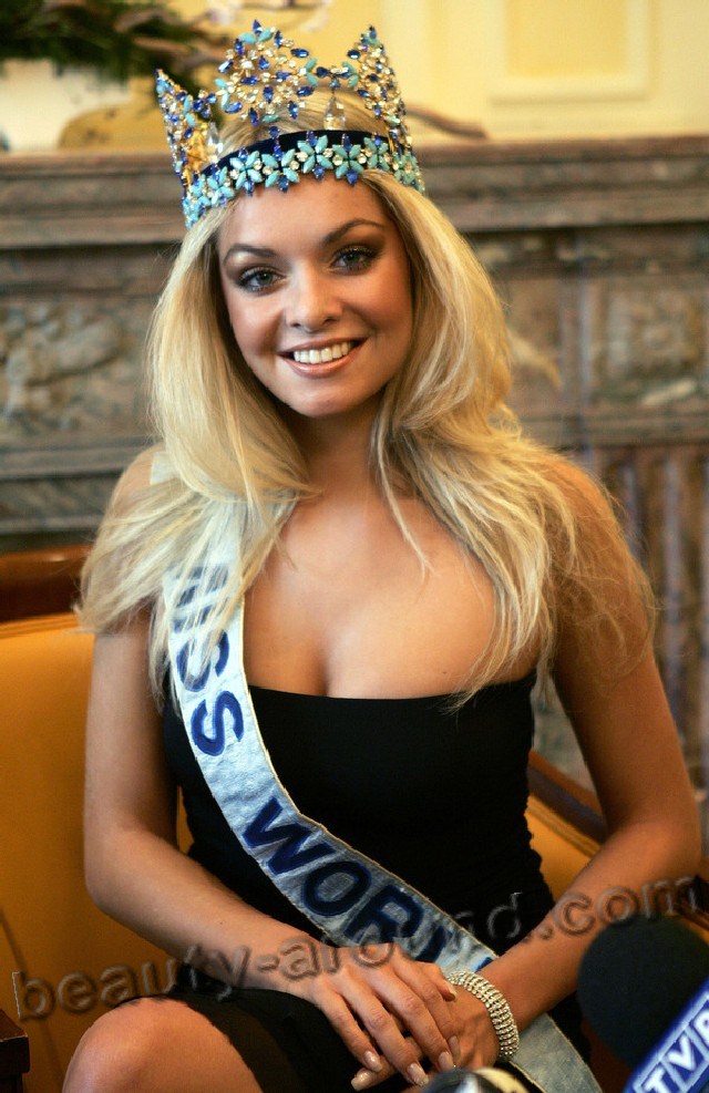 Tatana Kucharova  winner of Miss World 2006 photo
